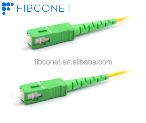 FTTH Sc APC G657 G652 Simplex Fiber Optic Patch Cord Cable Optical Breakout 8 12