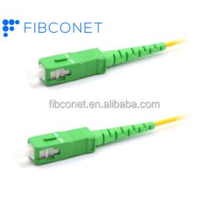 Buy cheap FTTH Indoor APC SC/APC to SM SC G657A2 Simplex Optical Fiber Connector Patch Cord Cable from wholesalers