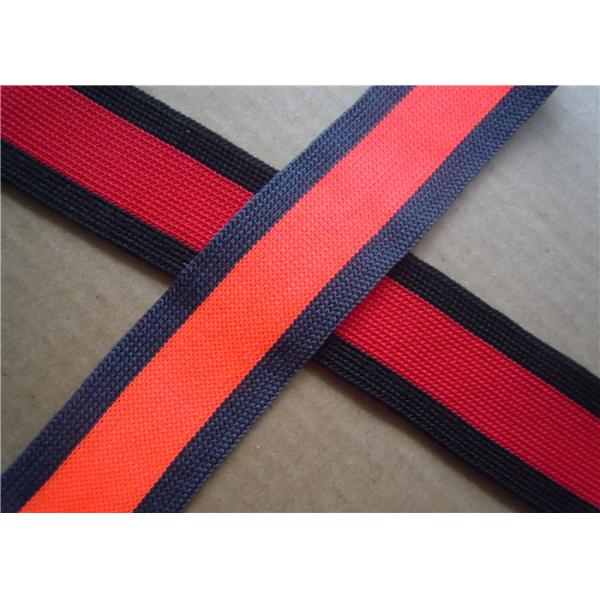 Quality Christmas Fabric Woven Jacquard Ribbon Polyester Decorative for sale