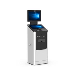 Buy cheap Hotel Check In Kiosk With Key Card Dispenser And Passport Scanner from wholesalers