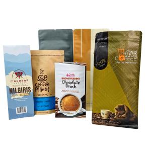 Buy cheap Custom Stand Up Zipper Coffee Bean Bag with Valve from wholesalers