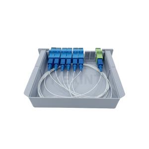 KEXINT FTTH Single Mode 1x6 LGX Card Type SC UPC Connecter G657A1 Fiber Optical