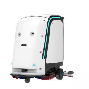China 2 In 1 Mop And Vacuum Commercial Robot Floor Cleaner Wet And Dry on sale