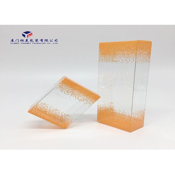 Buy cheap PET Clear Plastic Box Packaging Orange Color Offset Printed On Upper And Lower from wholesalers