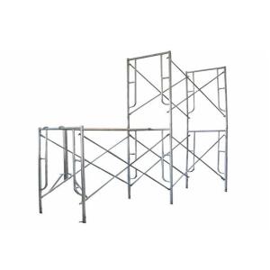 High Strength Walk Through Scaffold Frames Painted Steel Frame Scaffolding