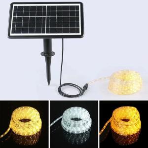 Buy cheap IP65 IP67 Solar Powered Led Strip Lights Outdoor 6500K Solar Led Rope from wholesalers
