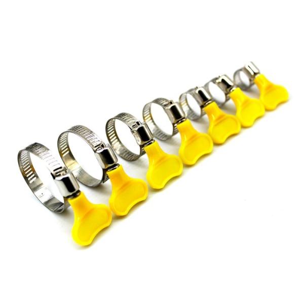 Quality ROHS Quick Pinch Type Adjustable Hose Clamps With Handle for sale