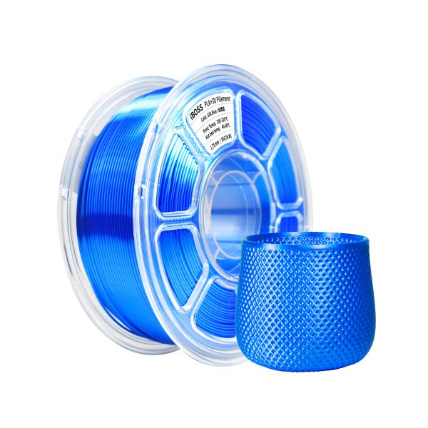 Buy cheap iboss 3d printing Filament Silk Blue 1.75mm PLA Plus Toughness Enhanced 3D Printer 1000g from wholesalers