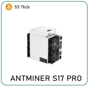 Buy cheap 1975W Mining Cryptocurrency Machine Antminer S17 Pro 53th Meta Miner from wholesalers