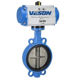 Buy cheap Pneumatic Wafer Butterfly Valve Low Pressure Soft Sealed from wholesalers