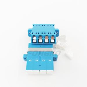 Buy cheap 1550nm Singlemode Blue Fiber Optic UPC LC Connector Adapter from wholesalers