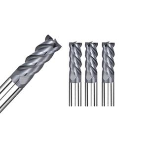 Buy cheap HRC65 4 Flutes Carbide End Mill Cutter from wholesalers