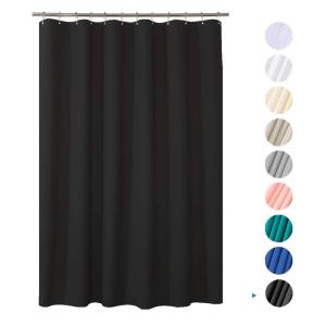 Buy cheap Clear Black color Walmart Bathroom Disposable Plastic PEVA bath shower curtain from wholesalers