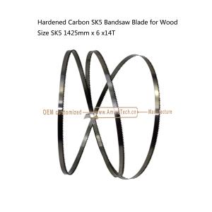 Buy cheap Hardened Carbon SK5 Band Saw Blade for Wood   Size :1425mm x6x14T from wholesalers