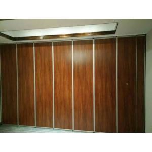Buy cheap Soundproof Operable Movable Acoustic Partition Wall With Aluminium Tracks Rollers from wholesalers