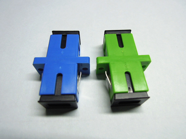 Quality SC Simplex / Multimode Adapter ABS/PBT, Optical Fiber Socket with Plastic Housing for sale