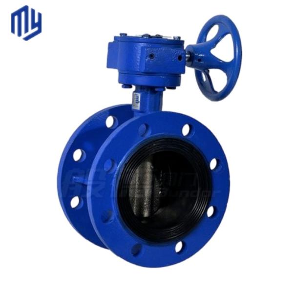 Buy cheap DN80 DN100 Pn6 Pn10 Double Flange Butterfly Valve for Medium Temperature Efficiency from wholesalers
