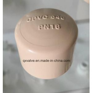 100% Material DIN Standard Pn16 CPVC End Cap Water Supply Type with Lateral 90