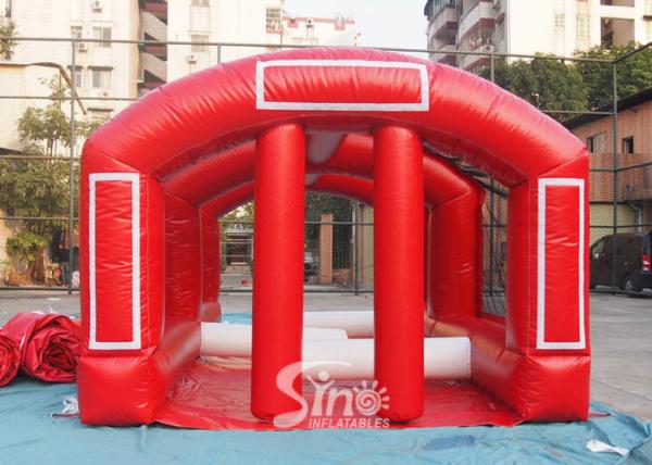 Buy cheap Outdoor Giant Inflatable Football Obstacle Course With Tent For Playing Games from wholesalers