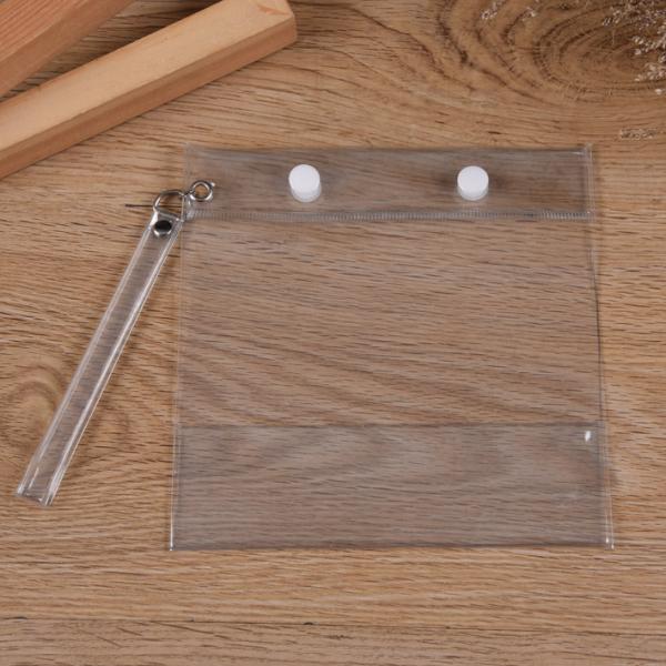 Buy cheap A4 Plastic Button Bag Storage Lock Transparent Waterproof from wholesalers