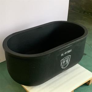 Buy cheap High-Temperature Heating Oval Type Crucible With Silicon Carbide Graphite For Industrial from wholesalers