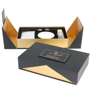 SGS CMYK Skincare Packaging Boxes , 100PCS Perfume Bottle Packaging Box