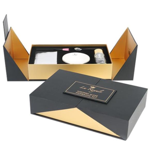 SGS CMYK Skincare Packaging Boxes , 100PCS Perfume Bottle Packaging Box