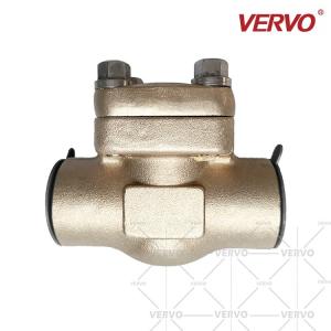 China C95800 Bronze Check Valve 1 Class 800  NRV Lift Aluminum Forged Steel Check Valve on sale