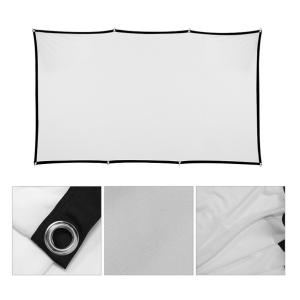 Buy cheap Simple Elastic Foldable Projector Screen 84 Inch - 150 Inch Tensioned Pull Down Projector Screen from wholesalers