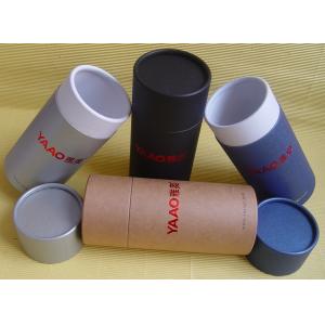 Buy cheap Custom printed paper cardboard cylinder wine packaging paper tube box from wholesalers