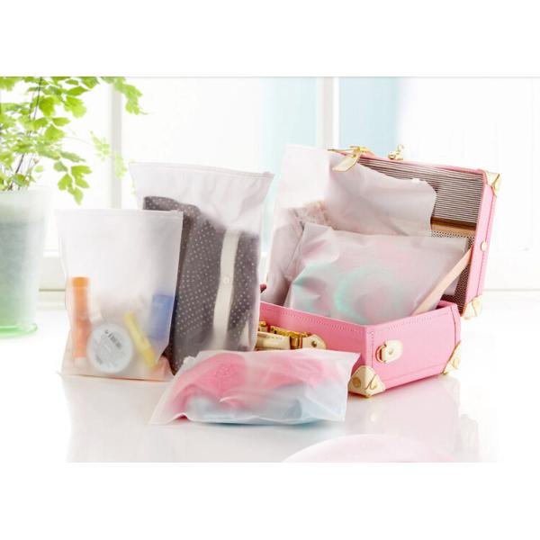 Quality Transparent PE Plastic Zipper Packaging Bags for Clothing for sale