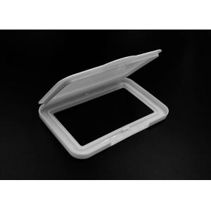 Buy cheap Rectangle Shape Smooth 99mm Wet Wipe Pail Flip Top Cap from wholesalers