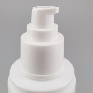 100ml 110ml Plastic Round Cosmetic Lotion Bottle With Clear Cap