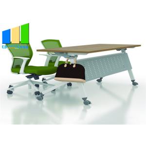 Office Furniture And School Desk Foldable Training Room Table With Wheels