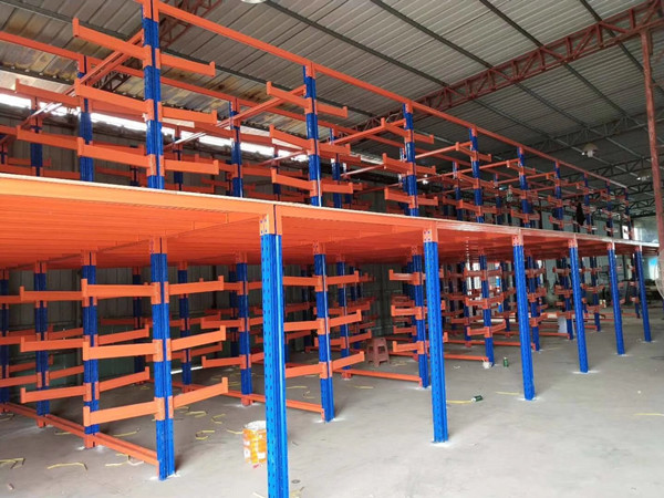 Buy cheap Steel Structure Cantilever Heavy Duty Metal Rack With Vertical Column from wholesalers