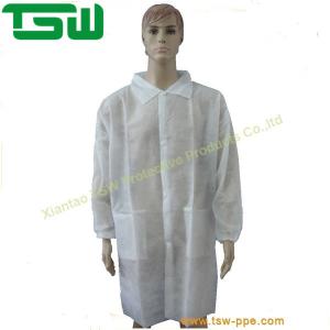 Buy cheap Anti Static 5XL Disposable Lab Coats With Elastic Cuffs from wholesalers