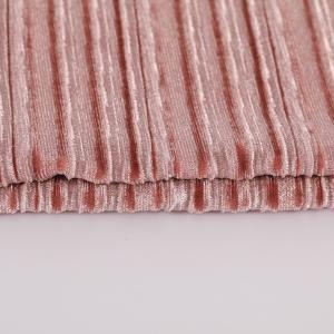 Buy cheap Fluted Pleated Korean Velvet Fabric Sofa Solid Color product