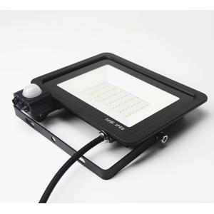 50 Watt 4500lm Ultra Thin LED Flood Light With PIR Motion Sensor ODM