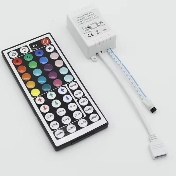 China Original Factory 44keys 5V 12V 24V RGB Led Controller RF Wireless Led Light Monochrome Dimmer Remote Controller For Led on sale China Original Factory 44keys 5V 12V 24V RGB Led Controller RF Wireless Led Light Monochrome Dimmer Remote Controller For Led on sale