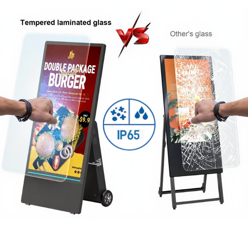 Buy cheap High Brightness Multi Language Outdoor LCD Digital Signage with TCP IP/PPPOE/ICMP/DHCP/DNS/FTP/HTTP Connectivity from wholesalers
