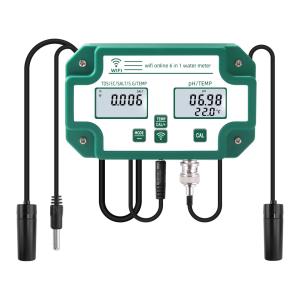 Buy cheap Smart Tuya Wifi Digital PH Meter with Data Logger Function and 6 in 1 TDS.EC.PH.Salinity.G.S.Temp for Hydroponics from wholesalers