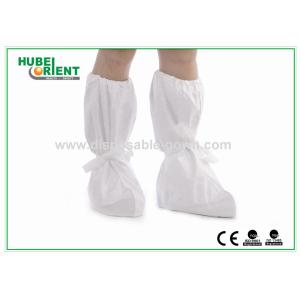 Buy cheap Durable White Disposable Tyvek Boot Cover , Shoe Protector Booties from wholesalers
