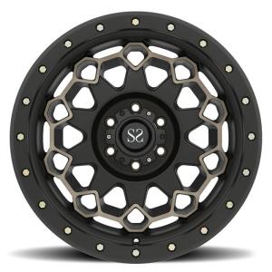 Buy cheap 6 X 139.7 -44 ET Big Lip T6 Aluminum Alloy Custom Forged Wheels For Ford Ranger 5x120 from wholesalers