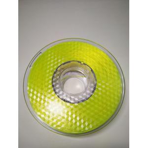 Yellow 3D Printer Plastic Filament , + / -0.03mm Tolerance Transparent ABS