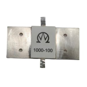 China 1000 Watt RF Power Resistor with DC to 0.5GHz Frequency Range and VSWR 1.2 for Flange Mount Applications on sale