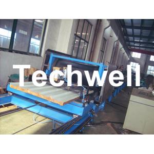 Buy cheap Galvanized Color Steel 30 - 150mm PU Sandwich Panel Forming Machine from wholesalers