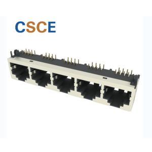 Buy cheap Shielded 5 Port 1.5A Female RJ45 Modular Jack from wholesalers