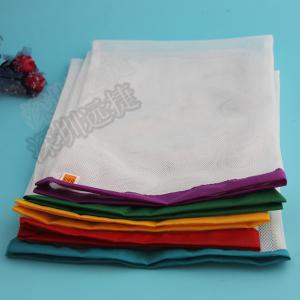 Buy cheap Lightweight White Mesh Laundry Bag Customized Label 3pcs / 6pcs One Set from wholesalers