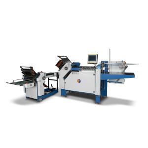 Buy cheap Reliable Performance A3 Sheet Inserts Folding Cross Fold Leaflets Folding Machine With Double Sheet Detection Unit from wholesalers
