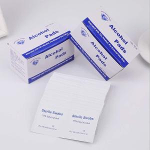 Buy cheap 100Pcs Disposable 75% Alcohol Cotton Wipes Individually Wrapped from wholesalers